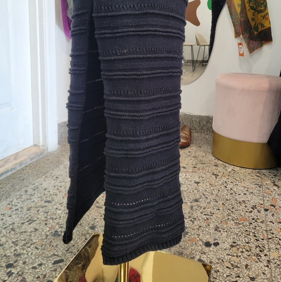 Dynamite Black Textured Maxi Skirt - Picture 6 of 8